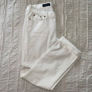 J Crew matchstick jeans white